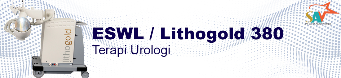 Produk ESWL / Lithogold 380 dari MTS Medical — Urologi